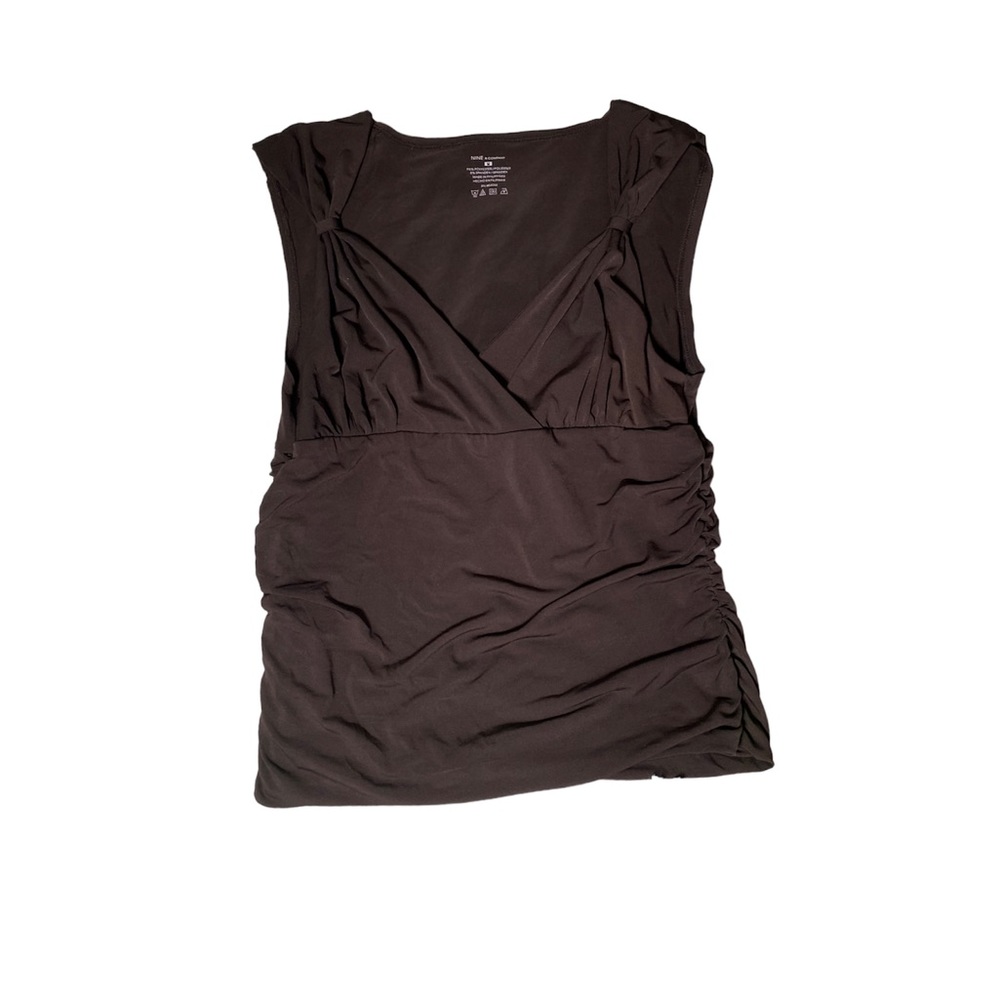 Y2K brown blouse